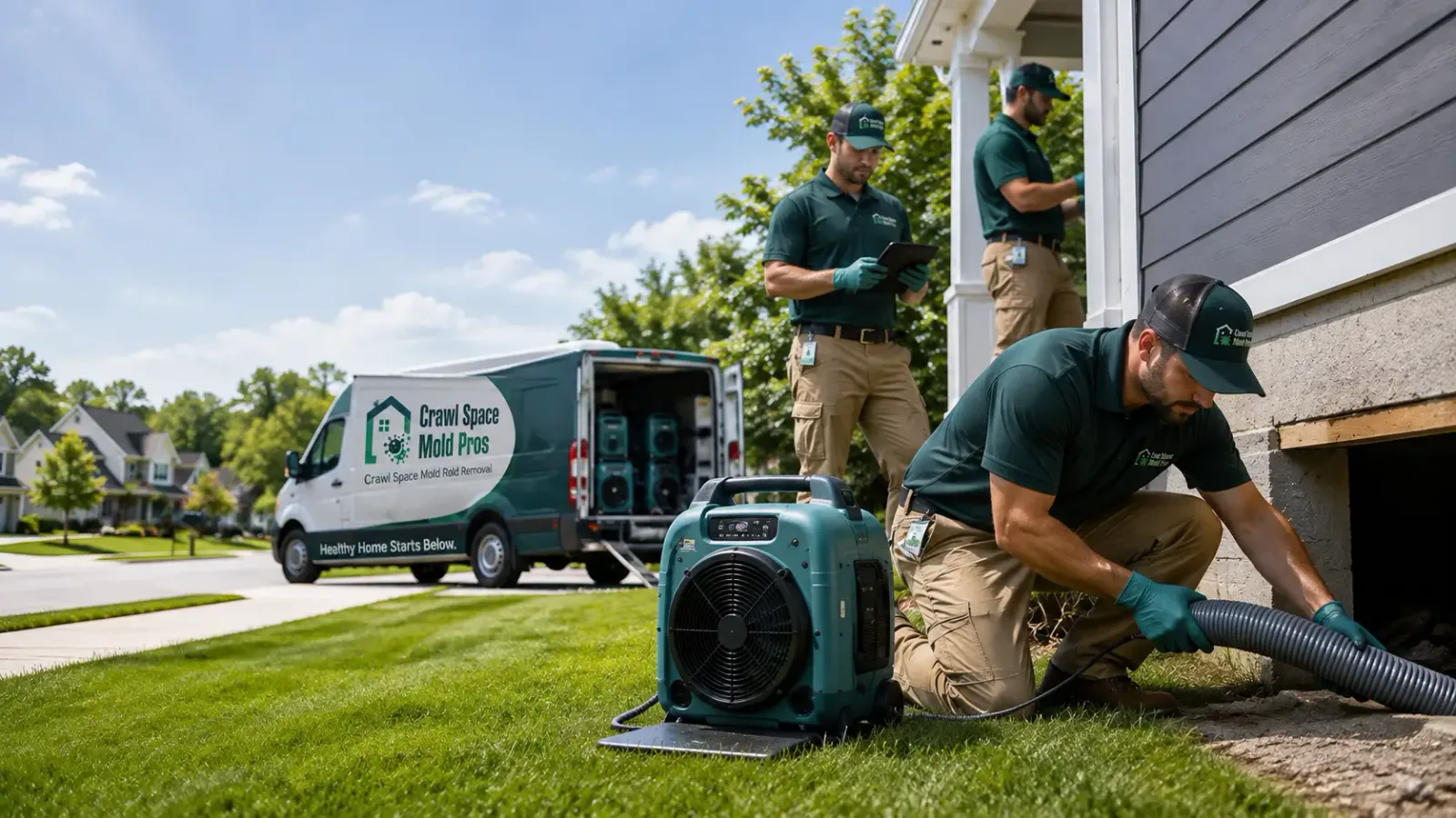 Crawl Space Mold Removal in Sonoma, CA